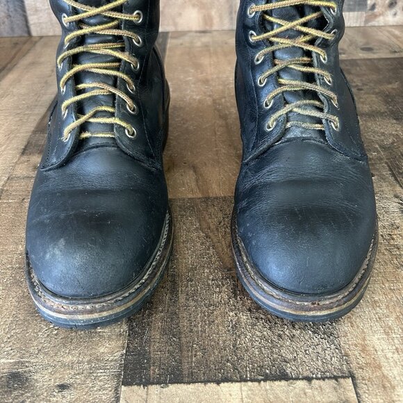 Red Wing 699 Wildland Firefighter Soft Toe Lace Up Logger Work Boots Mens 9.5 E - Picture 9 of 12
